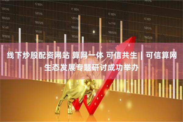 线下炒股配资网站 算网一体 可信共生∣可信算网生态发展专题研讨成功举办